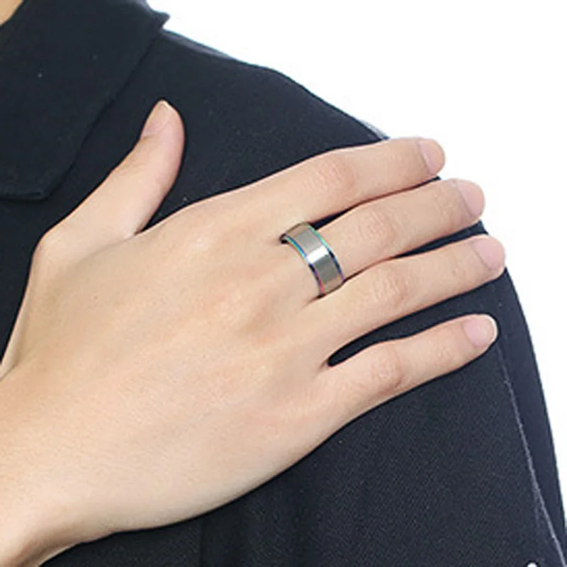 Новое поступление Овальный дизайн в форме сердца кольцо с разноцветным и