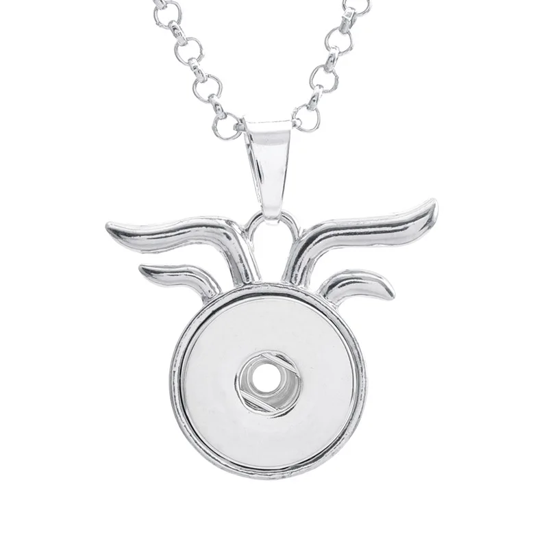 Ожерелье с сублимационной печатью кулон для женщин пуговицы железная башня