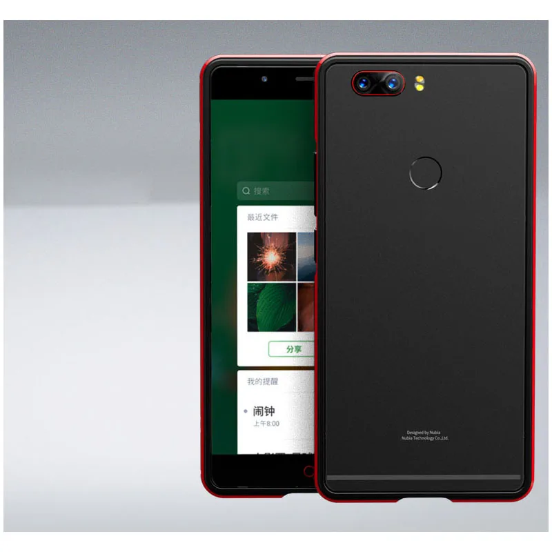 2 шт. Элитный бренд Алюминий металлический бампер для zte Нубия Z17 Z 17 nx563j металлический чехол колонки Форма рамка для Z17 5,5 дюймов