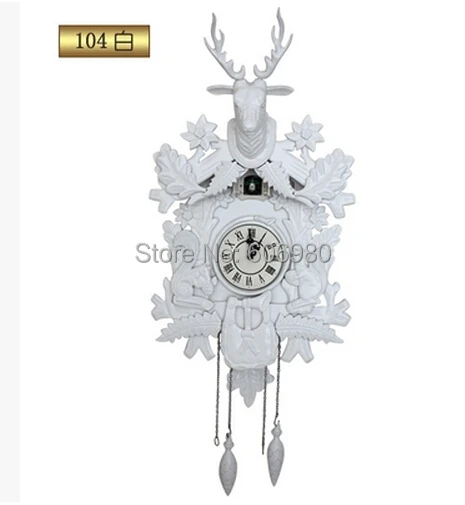 Хронометраж Моды Ручной Работы Дерево Немой Небольшой Дом Настенные Часы