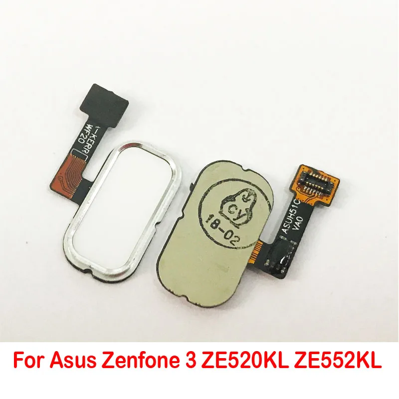 

New Home Button For Asus Zenfone 3 ZE520KL ZE552KL Fingerprint Sensor Return Key Menu Flex Ribbon Cable