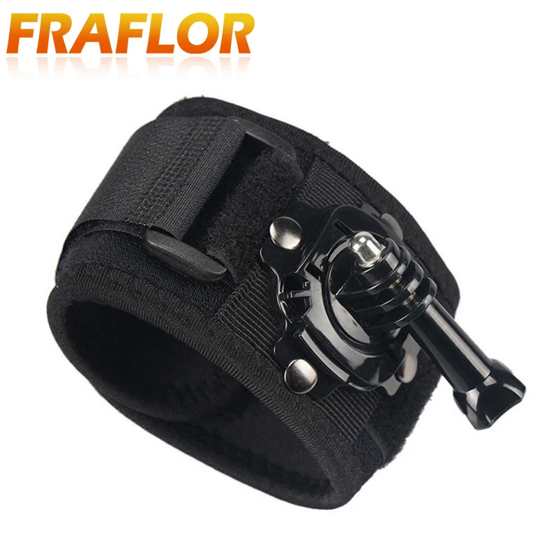 360 градусов Эластичный Регулируемый поворотный наручный браслет для ручного