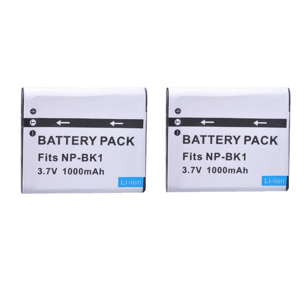 2 шт. для Sony NP-BK1 NP BK1 1000 мАч аккумуляторная батарея для камеры Sony S750 S780 S950 S980 W190 W370 W180 DSC-S950 MHS-PM1 2 шт. для Sony NP-BK1 NP BK1 1000 мАч аккумуляторная батарея для камеры Sony S750 S780 S950 S980 W190 W370 W180 DSC-S950 MHS-PM1