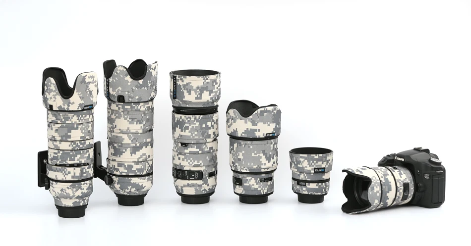DHL/EMS покрытие объектива Камуфляж для Nikon AFS 14-24 мм F2.8G ED gun одежда защита объектива
