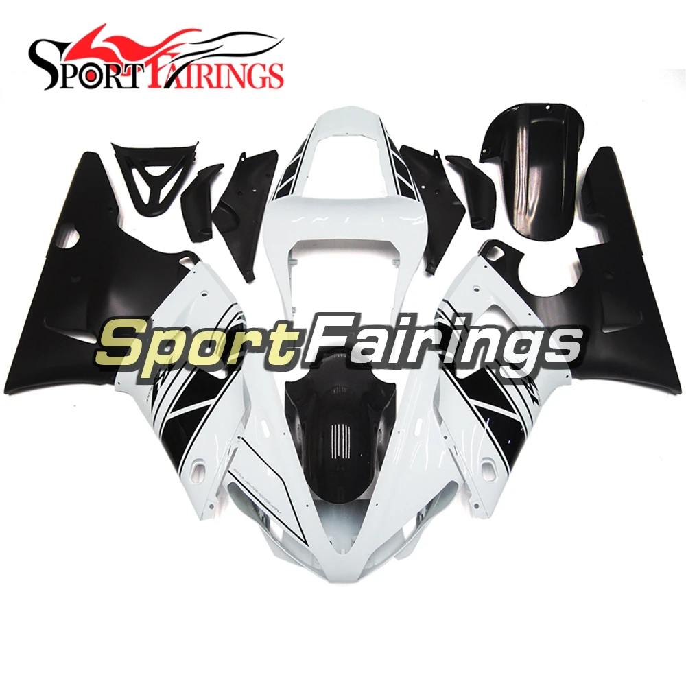 

New High Quality ABS Injaction Black White Cowling Kit For Yamaha 2000 2001 YZF1000 R1 00 01 Motorcycle Fairings Bodywork Kit