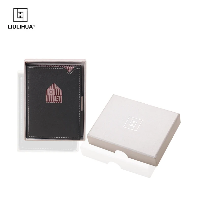 LLH держатель для банковских карт мужской и женский кошелек с защитой rfid мужские