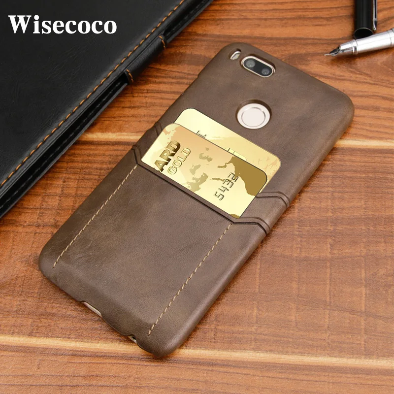 Card Holder Wallet Phone Case for Xiaomi Mi 5x Luxury Leather Shockproof Hard Back Cover A1 4gb 64gb Global |