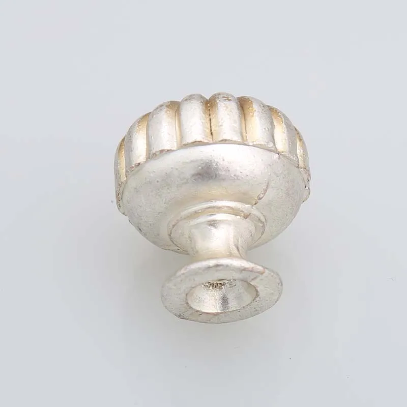 3 &quotВинтажные тревожные серебряные ручки для комода 76 мм Серебряный антикварный