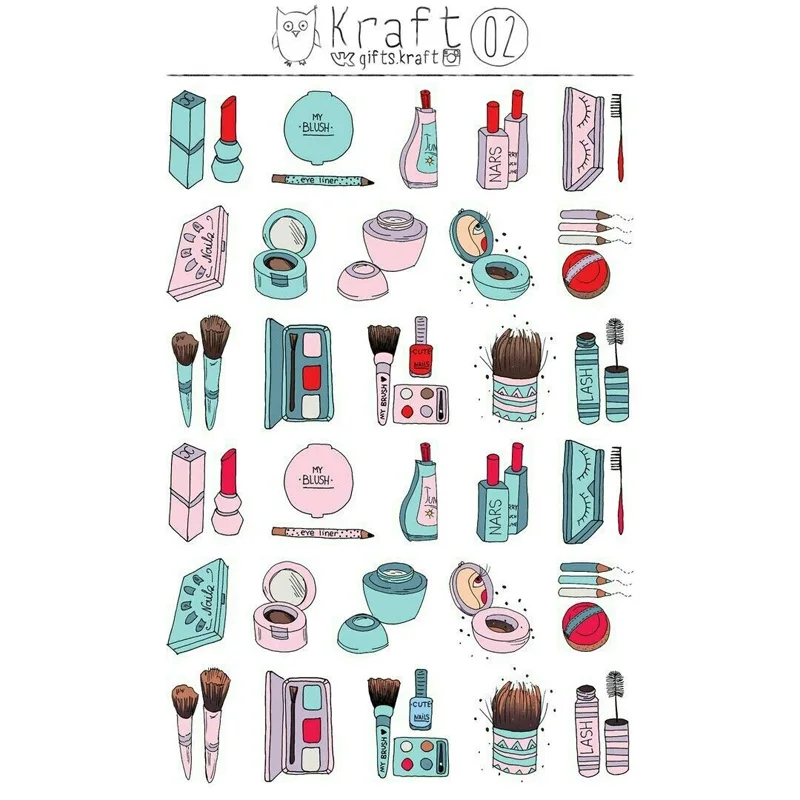 sz14406 2 шт. Kawaii City Life Deco Scrapbook Bullet Journal канцелярские наклейки планировщик ежедневник школьные художественные принадлежности - Цвет: sz14406
