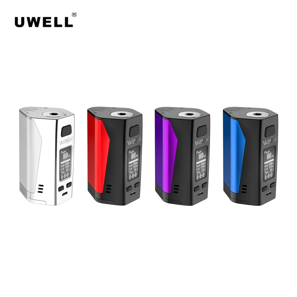 Оригинальный UWELL Valyrian II 300 W Mod без тройных 18650 батарей электронная сигарета Vape для