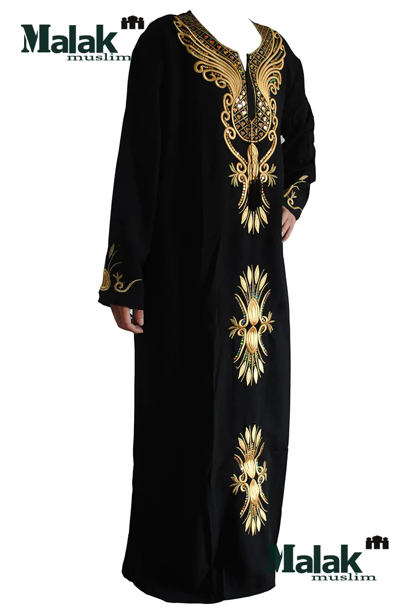Caftan Jilbabs и Исламская одежда с вышивкой женские исламские платья арабский женский