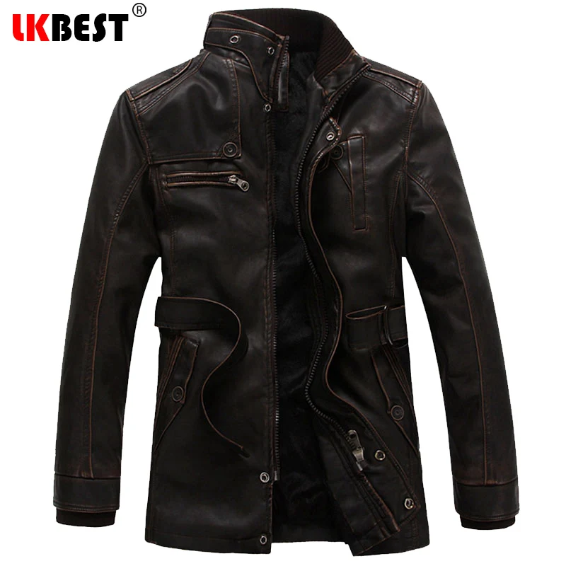 Куртка мужская зимняя ветрозащитная из ПУ кожи PY15|men brand leather jacket|men fashion jacketmens jackets |