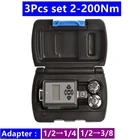 Профессиональный цифровой дисплей динамометрический ключ адаптер регулируемый электронный гаечный ключ для ремонта велосипеда автомобиля 2-200 нм 4XFD