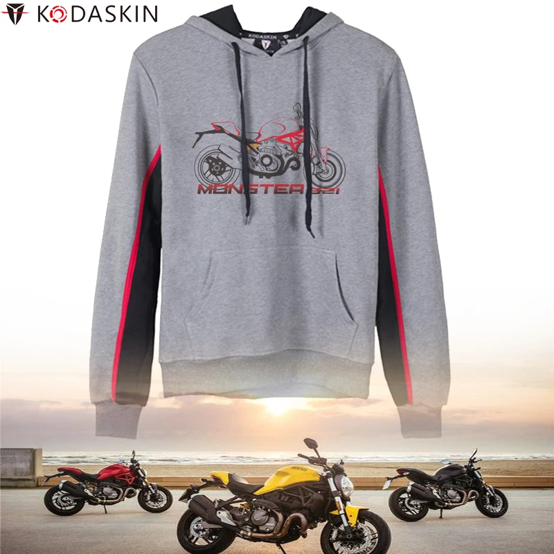 KODASKIN/толстовки с капюшоном для гоночной команды мотоцикла мото толстовки Ducati