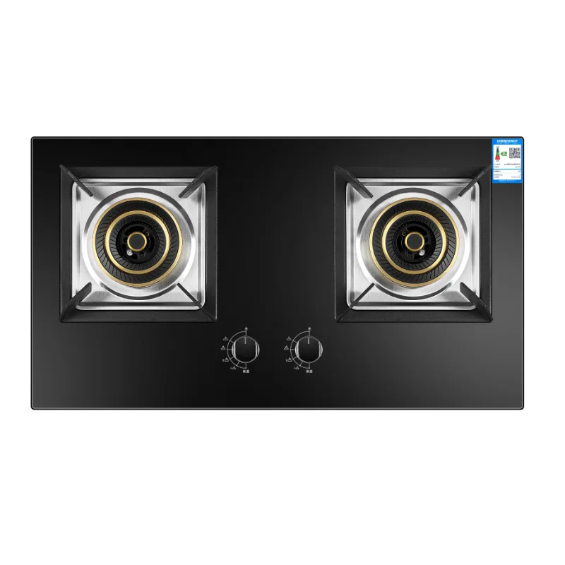 4.2kw булит-в газовых варочных панелях двойная плита для сжиженного газа и природного газа полный латунный огонь крышка булит-в варочных панелях дропшиппинг