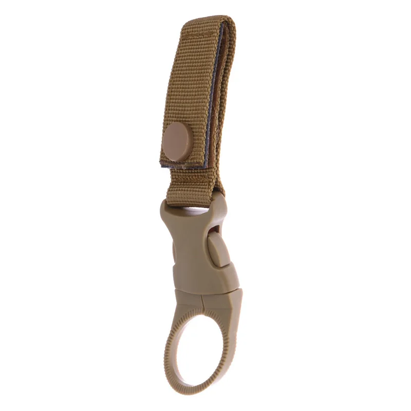 Military Multifunctional Buckle Webbing Straps High Strength Nylon Molle Water Bottle Carabiner Belt Hanging Keychain Key Hook