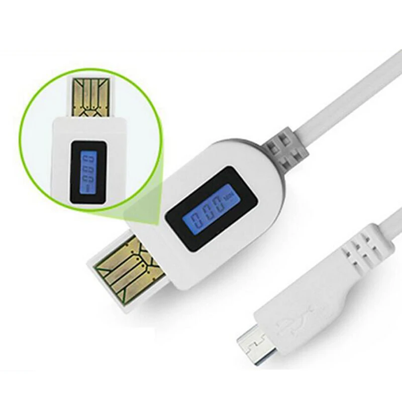 Кабель Micro USB STOD ЖК дисплей цифровой напряжение тока время зарядки для Samsung Huawei ZTE