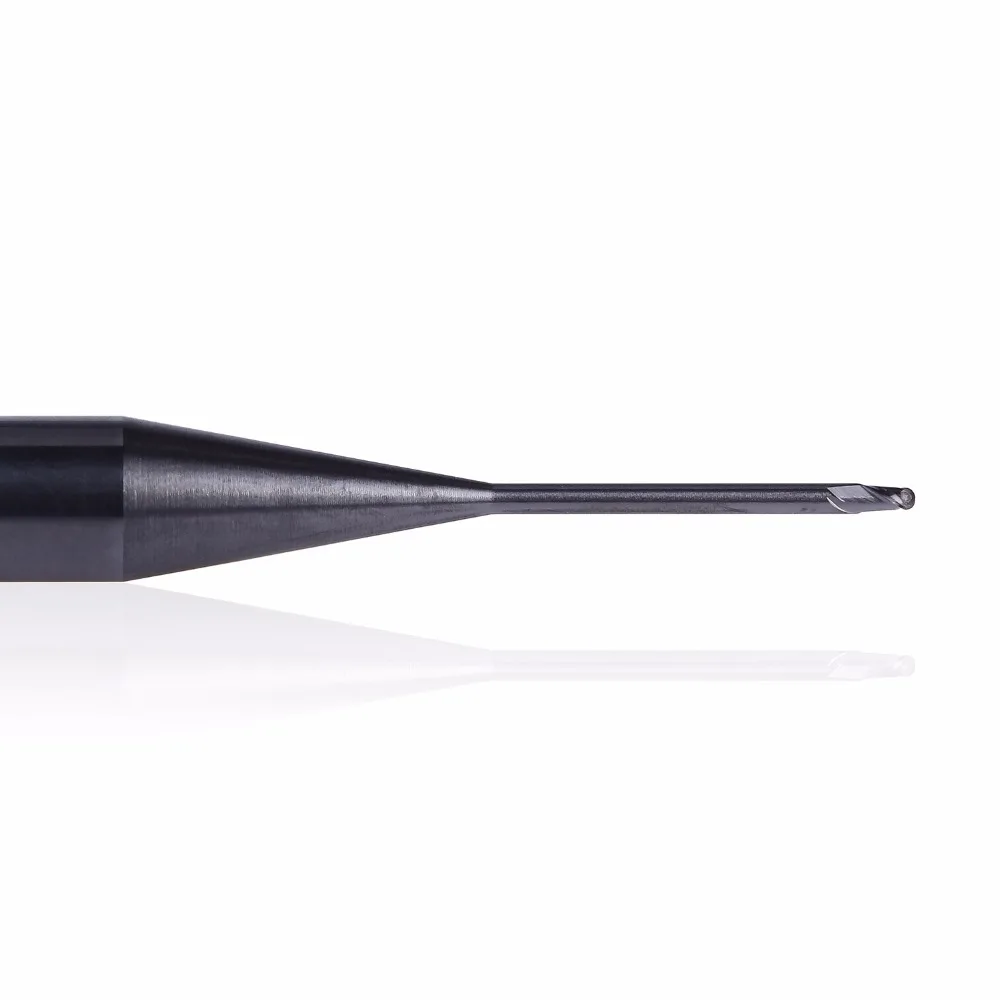 GM-2BP R0.25-0.75 Вольфрамовая сталь 2 флейты круглый нос длинная шея короткая режущая