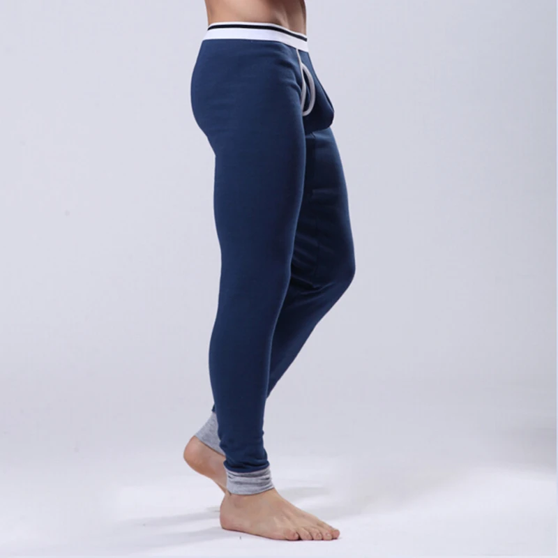 Fashion Winter Man Thermal Underwear Warm Men Cotton Leggings Tight Men Plus Velvet Long Johns Warm Underwear High Quality