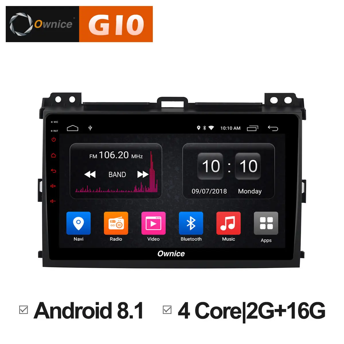 Ownice C500 + G10 Octa Core Android 8 1 Автомобильная dvd-навигационная система для Prado 2004-2009 Land Cruiser