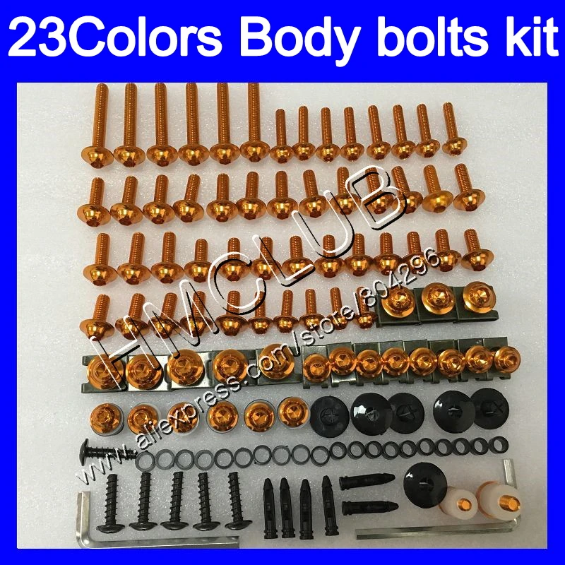 Полный Комплект болтов обтекателя Для SUZUKI GSXR1300 Hayabusa GSXR 1300 96 2002 2003 2004 2005 2006 винты с