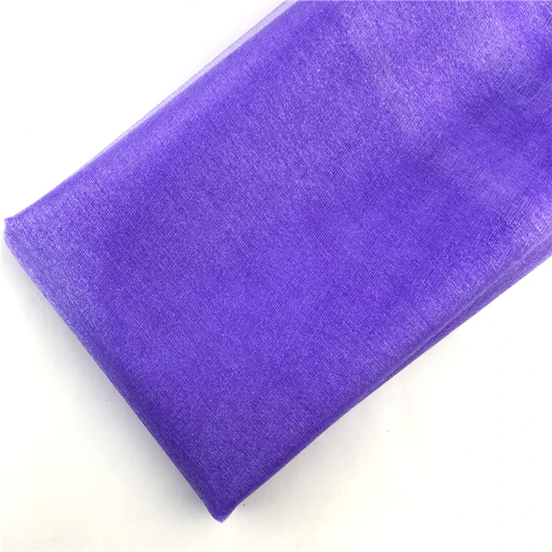 lightpurple 5 м X 48 см пряжа Кристалл Тюль рулон органзы Чистая Марля Элемент Ребенок душ День Рождения Вечеринка DIY платье свадебные декоративные принадлежности - Цвет: lightpurple