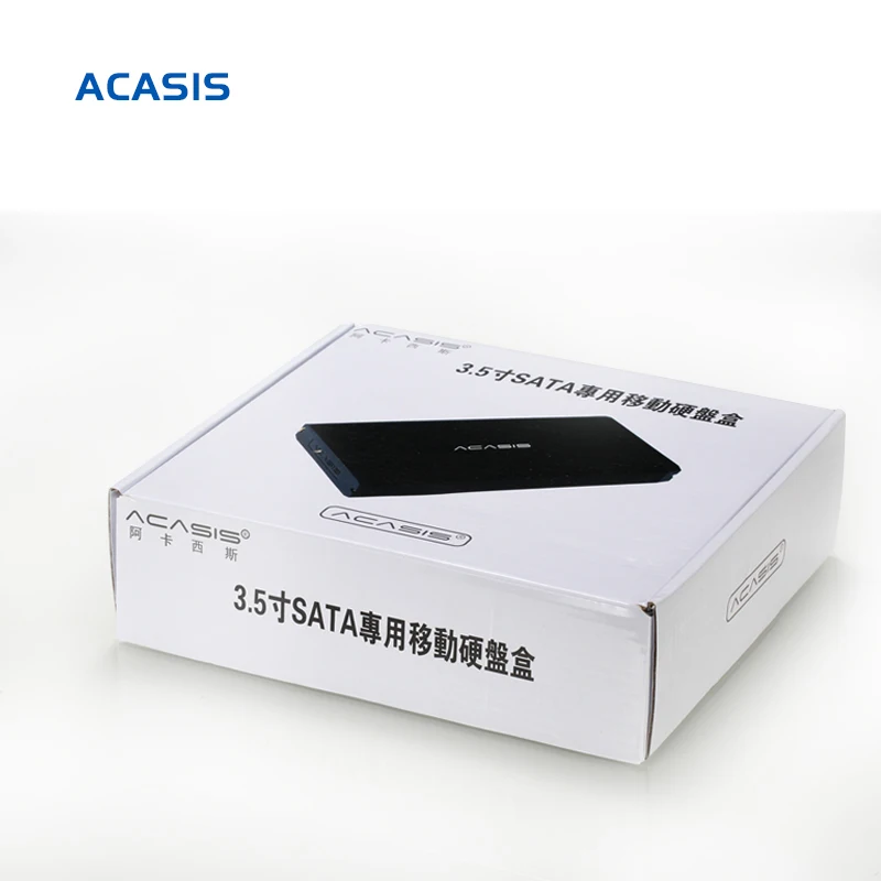 Acasis BA-06US 3,5 дюйма USB 3,0 SATA HDD внешний корпус 4 ТБ жесткий диск Дело Черный 10059TW высокое качество Алюминий сплав
