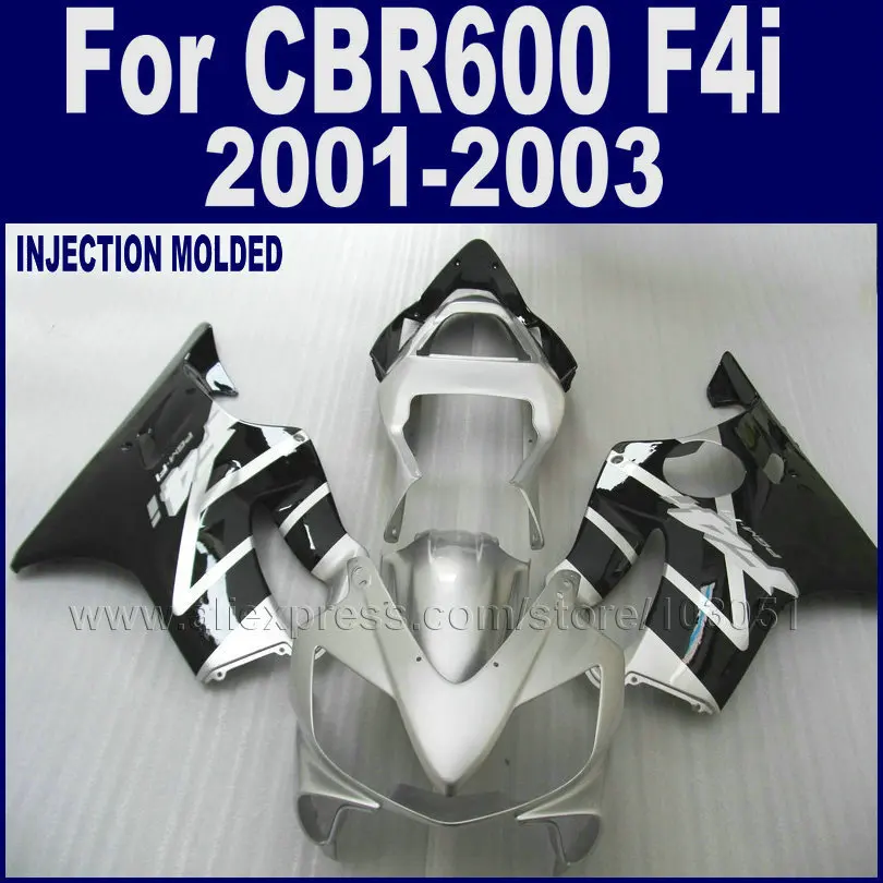 Пользовательские мотоциклетные Обтекатели набор для Honda CBR 600 F4i 01 02 03 cbr600f4i 2001 2002