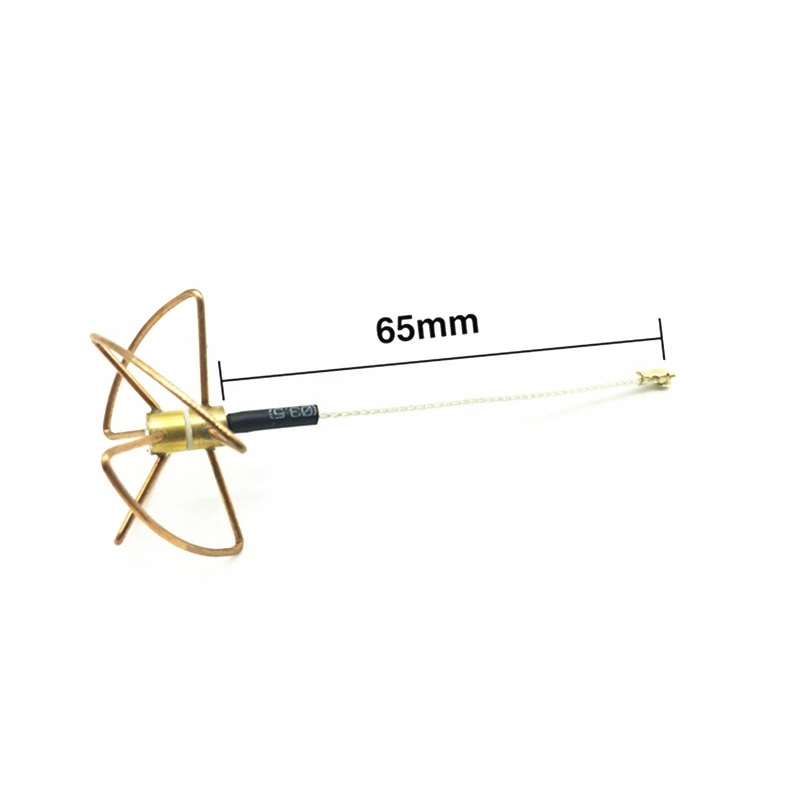 Всенаправленная антенна HGLRC 5 8G 2.0dBi 2.5dBi 4 листика клевера FPV IPX Pigtail 6 см для моделей
