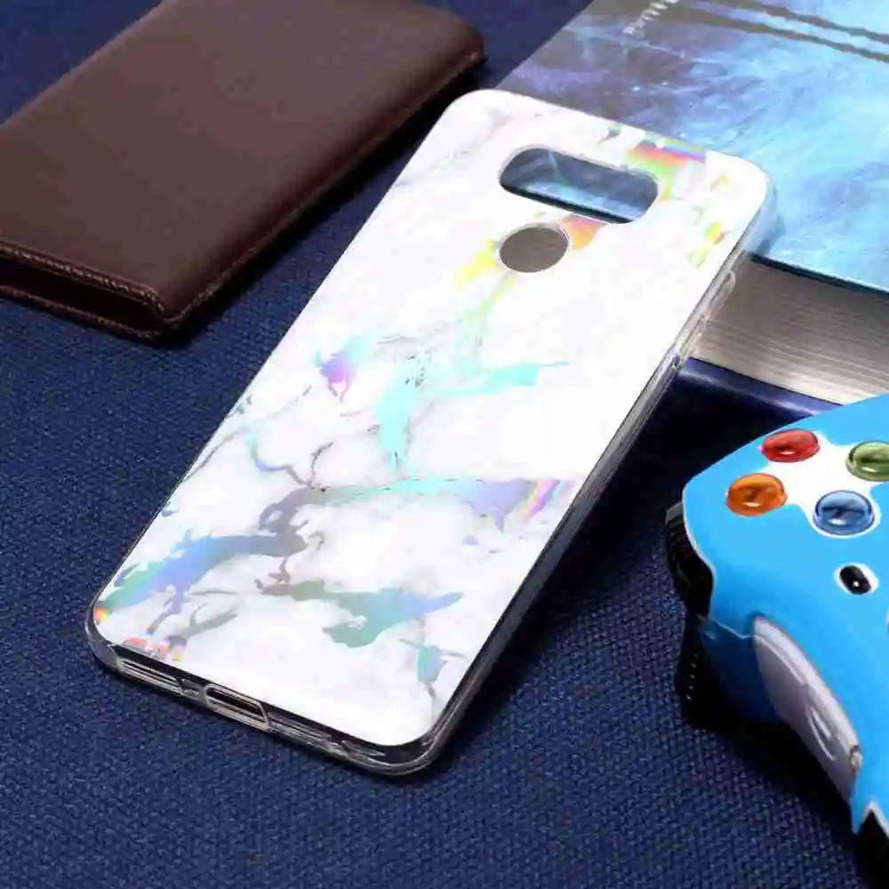 Модный чехол под мрамор для LG G6 с мраморным покрытием мягкий силиконовый гель из