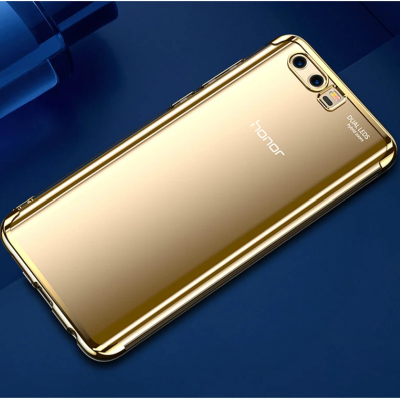 Чехол для Huawei Honor 9 10 V10 силиконовый чехол Прозрачная мягкая задняя крышка