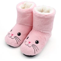 soft cute animal slipper for women girls fashion kawaii fluffy winter warm slippers woman cartoon house slippers funny shoes
