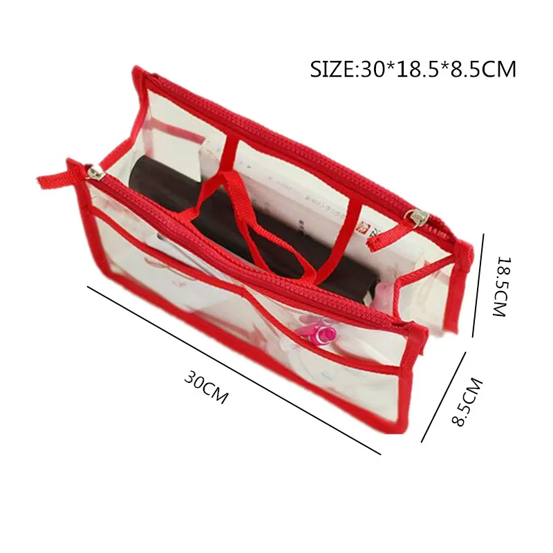 2017 Новый ПВХ пластиковый прозрачный водонепроницаемый косметичка путешествия
