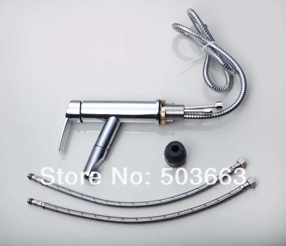 Модный хромированный смеситель оптом и в розницу из твердой латуни водостойкий