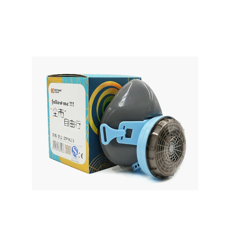 

Silicone Gas Mask Set Respirator Spray Special Dust Mask PM2.5 Industrial Dust Formaldehyde Protection Activated Carbon Gas Mask