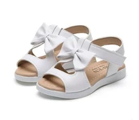 girls sandals 2021 new summer childrens sandals bow childrens shoes girls fashion baby girl flat princess beach sandals