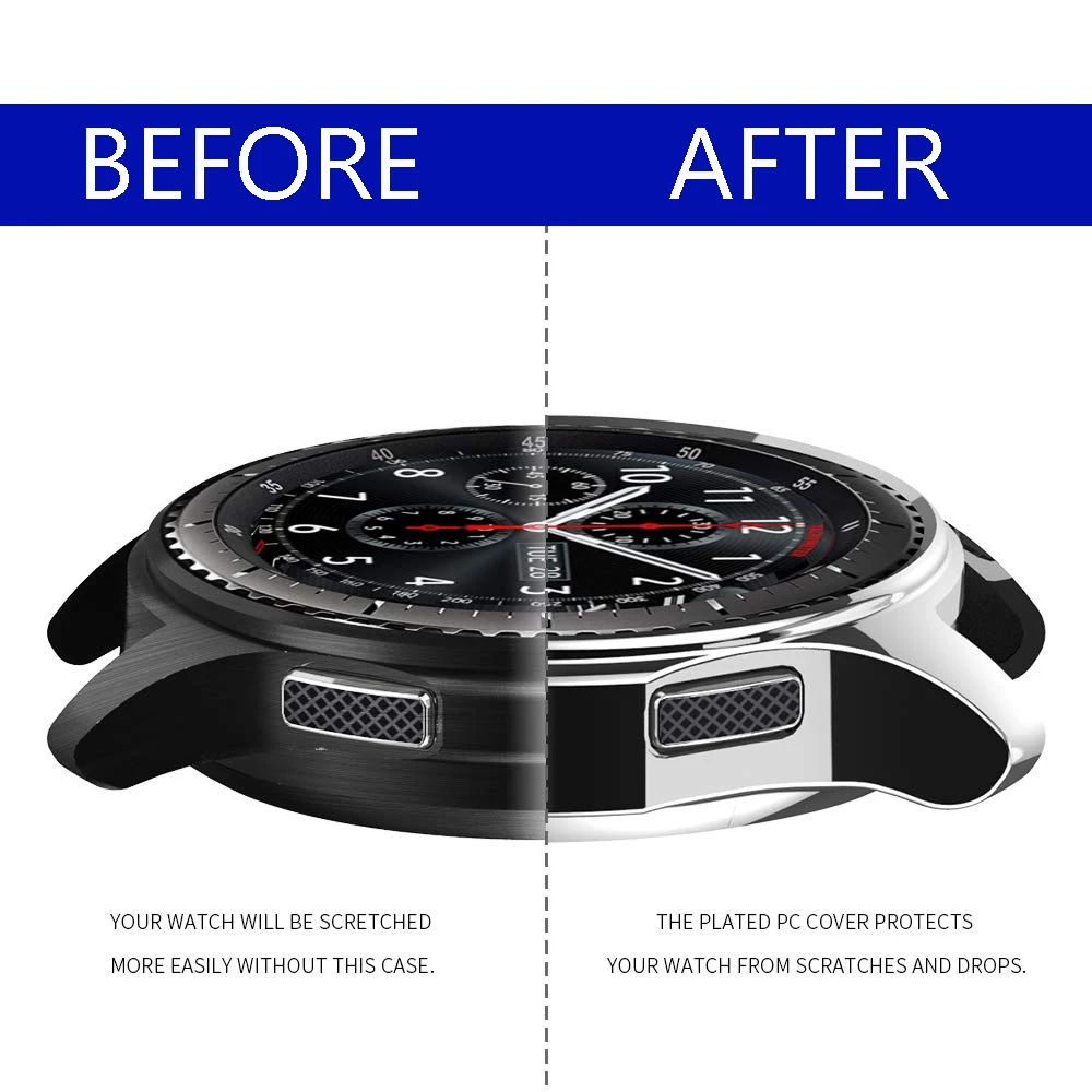 Мягкий ультра-тонкий ТПУ защитный чехол для samsung Galaxy Watch 42 мм 46 мм Защитная крышка оболочка Полная Защитная повязка для gear S3