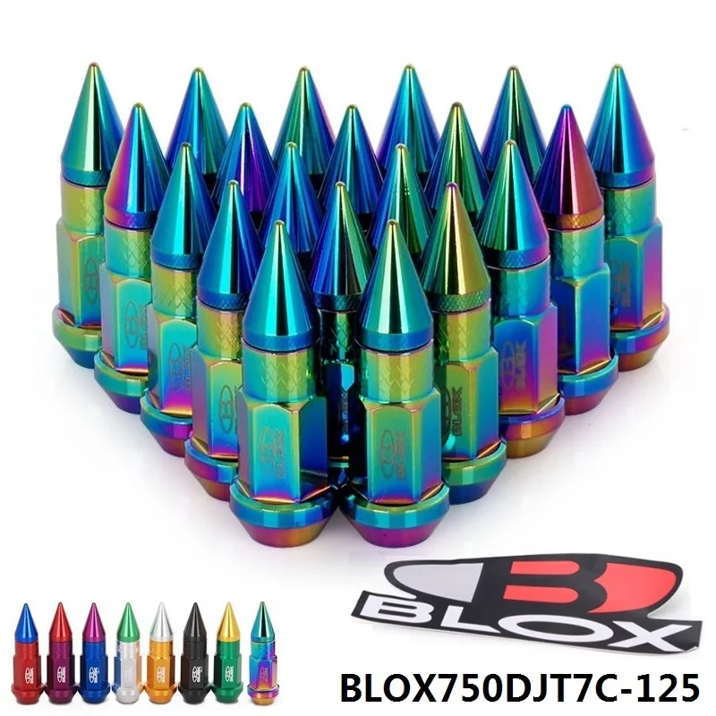 Blox колесные гайки M12X1.5/M12X1.25 Расширенный тюнер колеса диски Луг гайки Гонки Jdm EP-550NSPK-AF