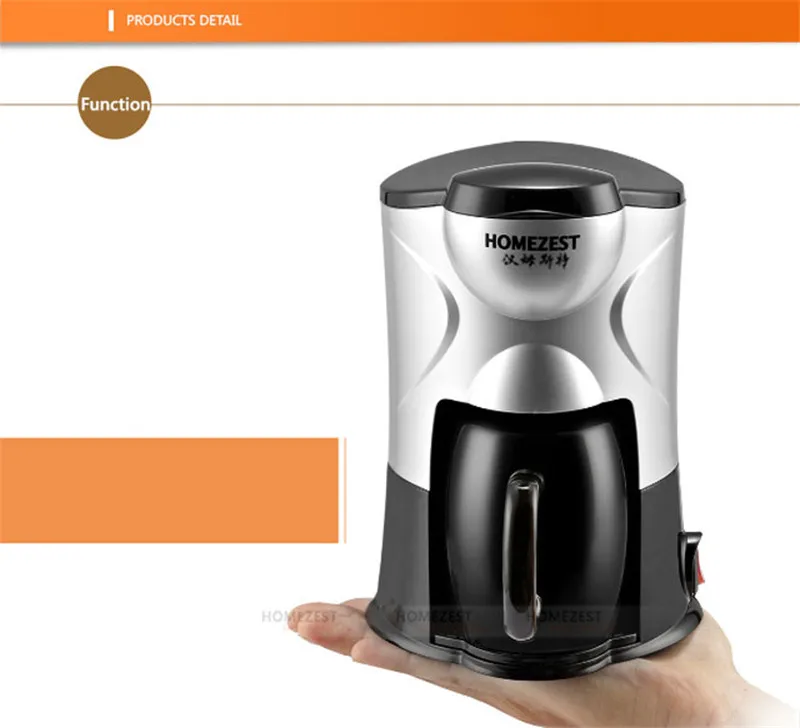HOMEZEST 220 В/300 Вт мини капельная Кофеварка с одной чашкой кофе машина бытовой песочные часы кофе 150 мл с керамической чашкой CM-801