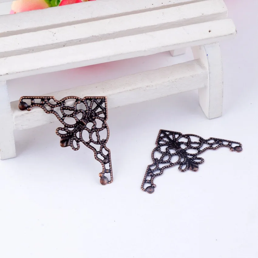 Бесплатная доставка розничная продажа 50 шт. филигранные обертки коннекторы