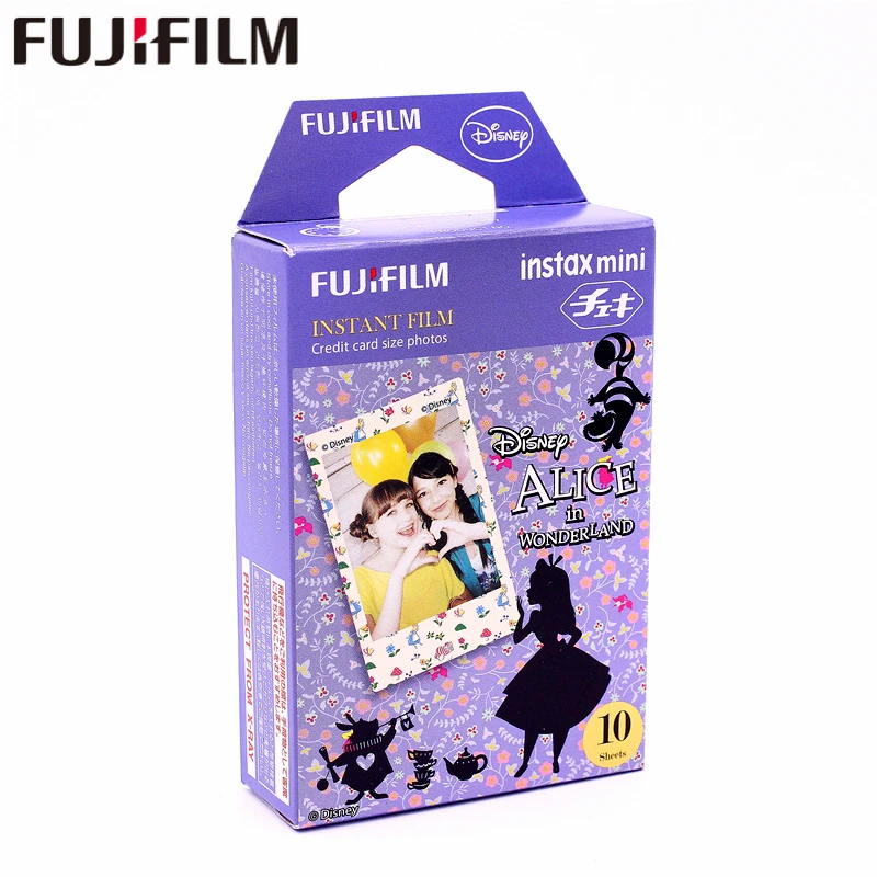 Фотобумага Fujifilm 10 листов Instax Mini ALICE in Wonderland для фотокамер Instax Mini 8 7s 25 50s 90 9 SP-1 SP-2