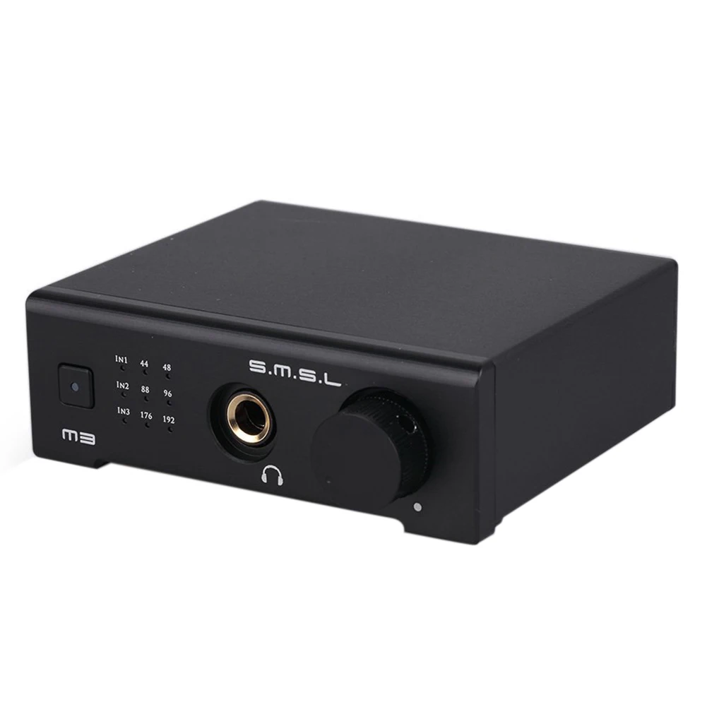 Горячий SMSL аудио M3 USB питание декодер AMP Многофункциональный оптический