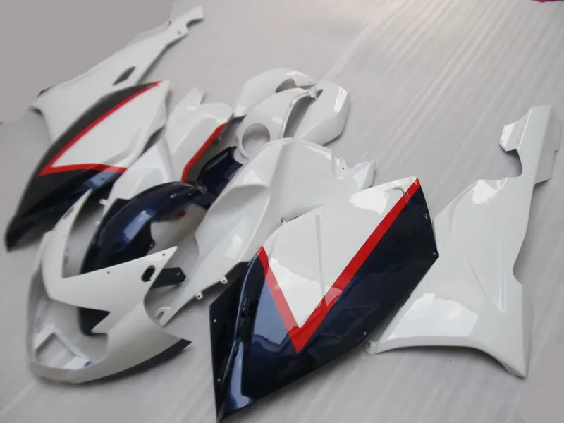 Top-Quality Motorcycle Fairing kit for K1200S 05 06 07 08 K1200 S 2005 2006 2007 2008 ABS White blue Fairings set+Gifts BA02 | Автомобили