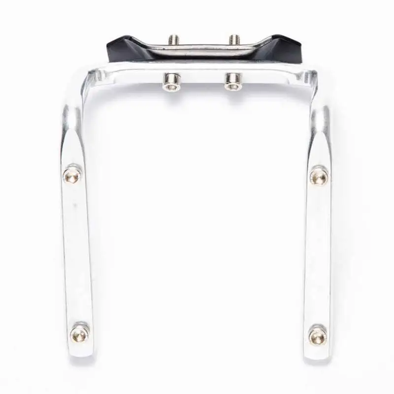 White Горячая клетка для бутылки велосипеда Двойная Клетка для бутылки Горная дорога велосипед мертвая скорость алюминиевый сплав место для преобразования езда держатель стакана воды - Цвет: White