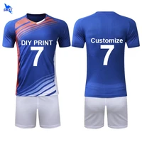 xxs 5xl boys mens football jerseys set breathable kids soccer uniform sportswear suit quick dry teams customize print tracksuit