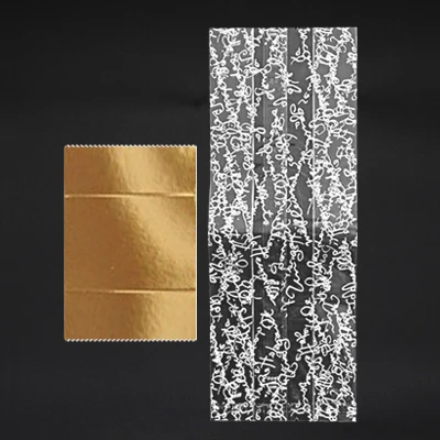Gold And Letter Пластиковые пакеты для упаковки печенья конфет хлеба, прозрачные вечерние свадебные сумки для шоколада, 20 шт./лот - Цвет: Gold And Letter