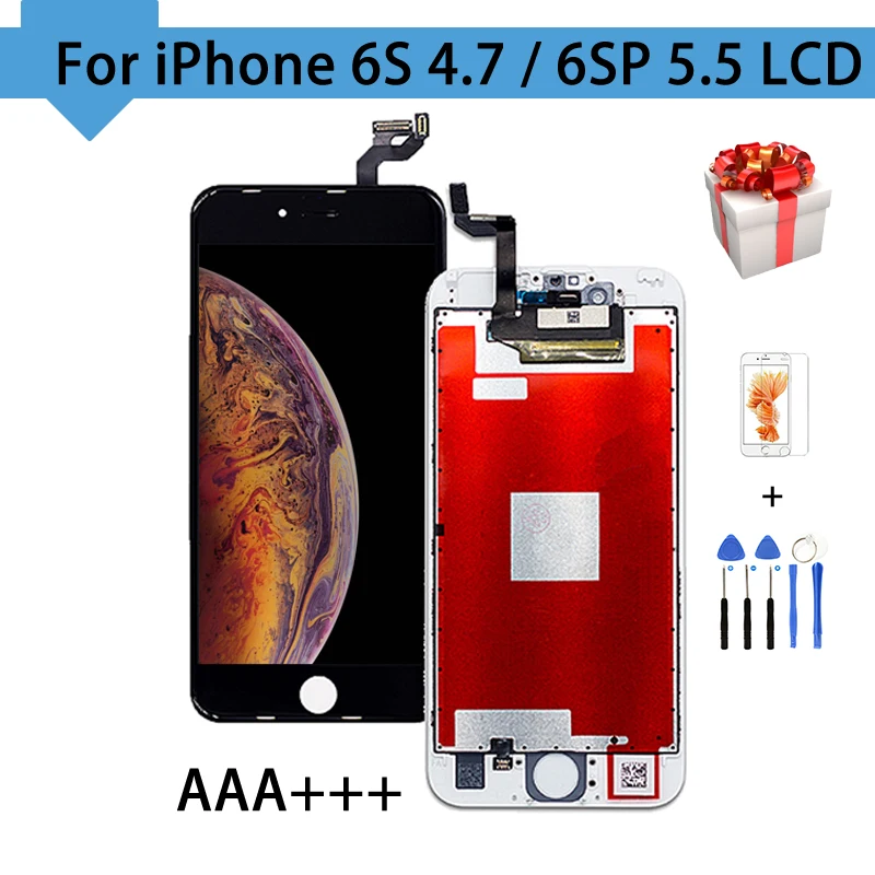 Проверенный 3D сенсорный экран для iPhone 6S Plus ЖК-дисплей качество AAA дигитайзер в