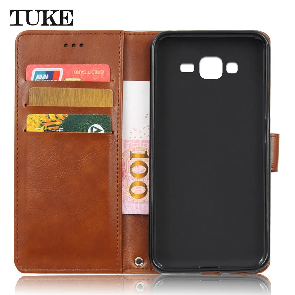 Магнитный откидной Чехол кошелек TUKE кожаный чехол для Samsung galaxy J5 2015 J500FN J500F J500M
