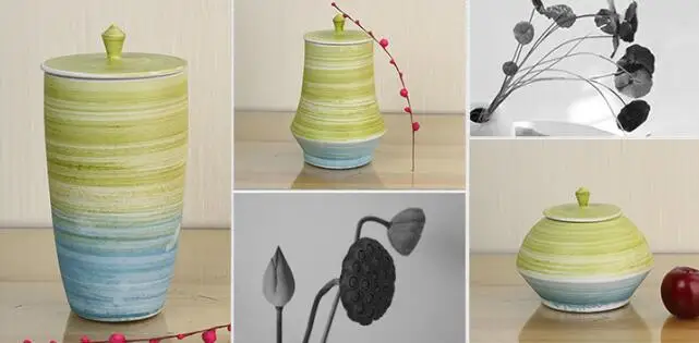 Фото Simple creative Home Furnishing ornaments combination handmade decorative ceramic pot Дом и сад Simple creative Home Furnishing ornaments combination handmade decorative ceramic pot Дом и сад