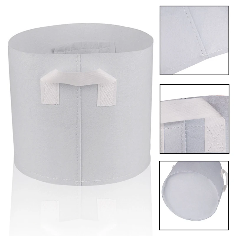 Круглые тканевые горшки контейнер для растений овощей корневой пакет